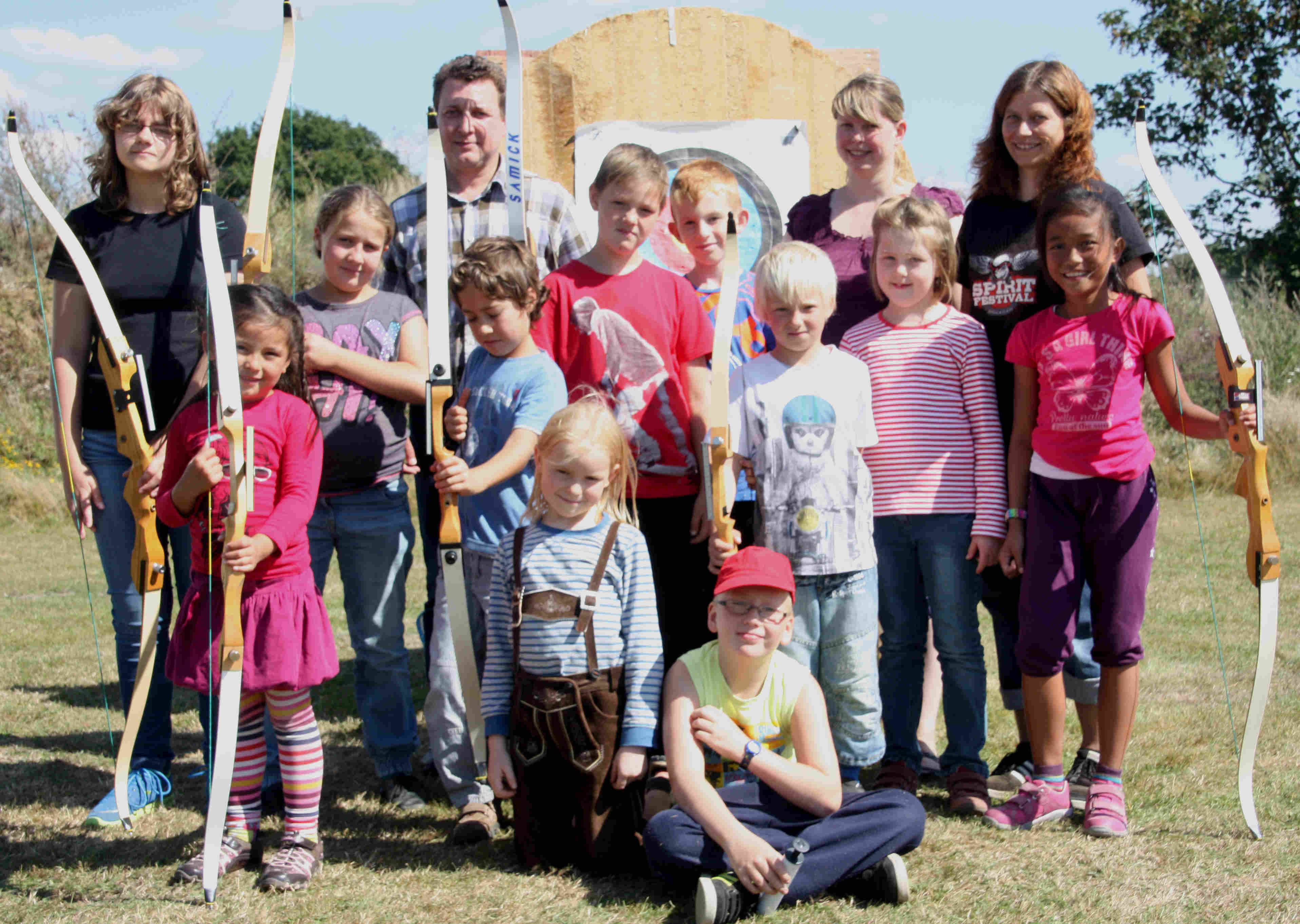Ferienprogramm mit Melbecker Bogenschützen 2014